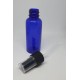 Mėlynas plastikinis buteliukas su dozatoriumi (50ml)